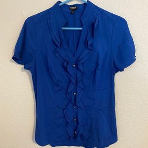 Blue stretchy shirt